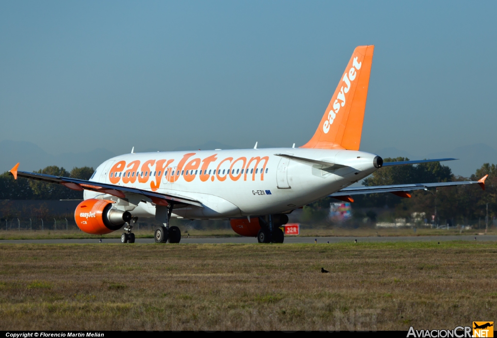 G-EZII - Airbus A319-111 - EasyJet Airline