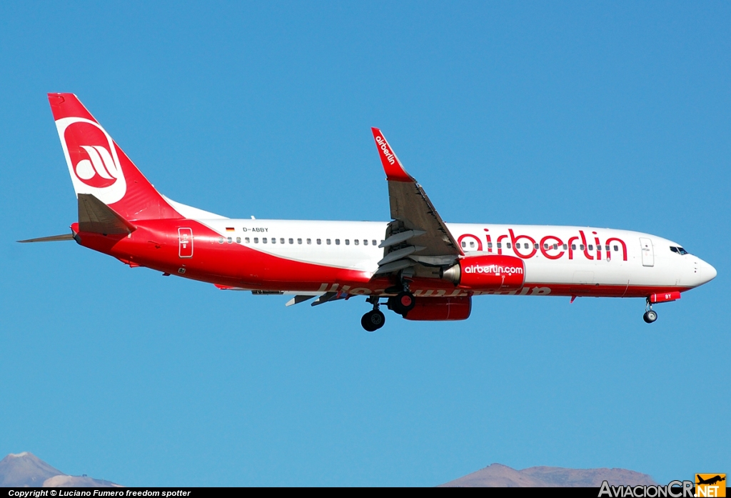 D-ABBY - Boeing 737-86J - Air Berlin