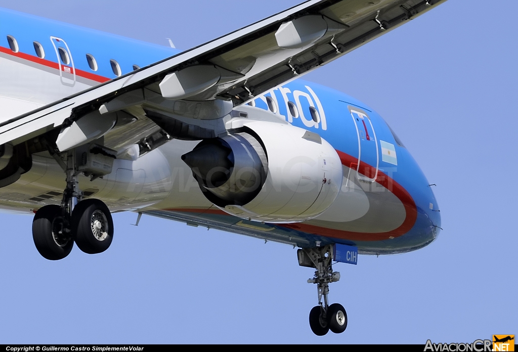 LV-CIH - Embraer 190-100IGW - Austral Líneas Aéreas