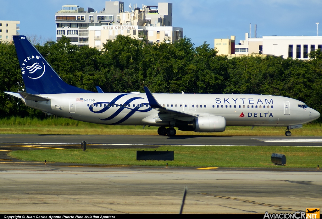 N3765 - Boeing 737-832 - Delta Air Lines
