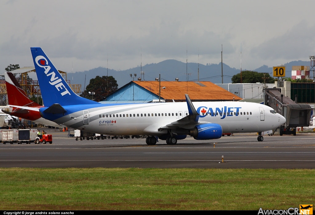 C-FYQO - Boeing 737-8AS - CanJet Airlines