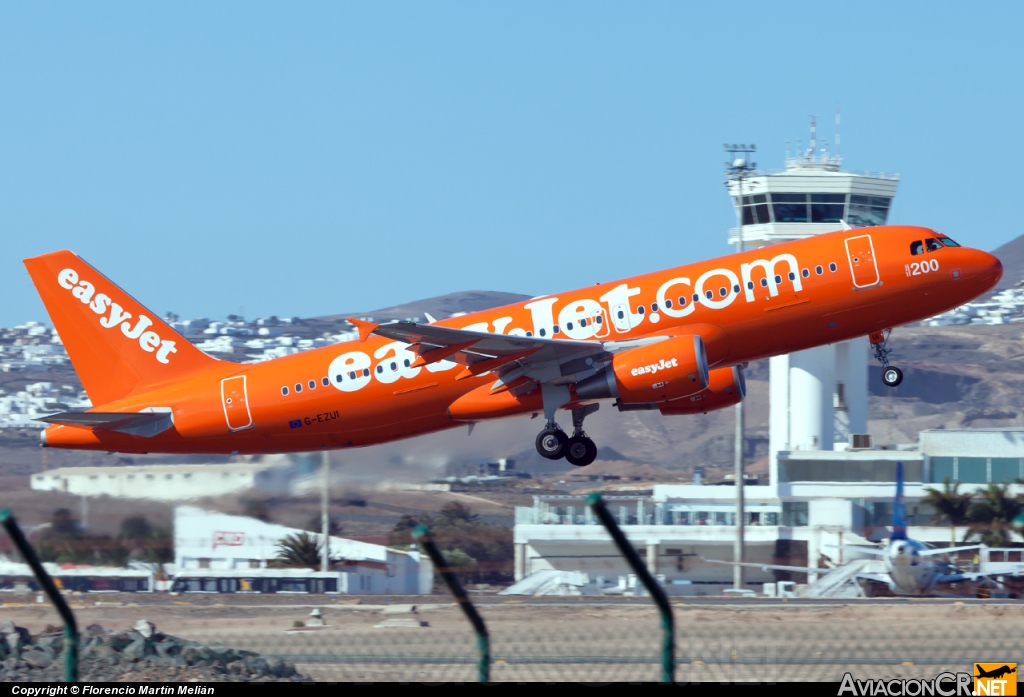 G-EZUI - Airbus A320-214 - EasyJet Airline