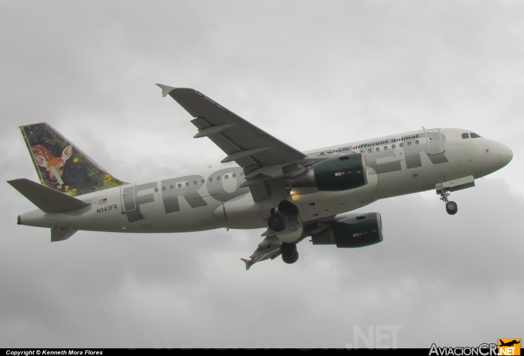 N943FR - Airbus A319-112 - Frontier Airlines