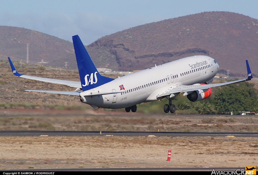 LN-RRE - Boeing 737-85P - Scandinavian Airlines (SAS)