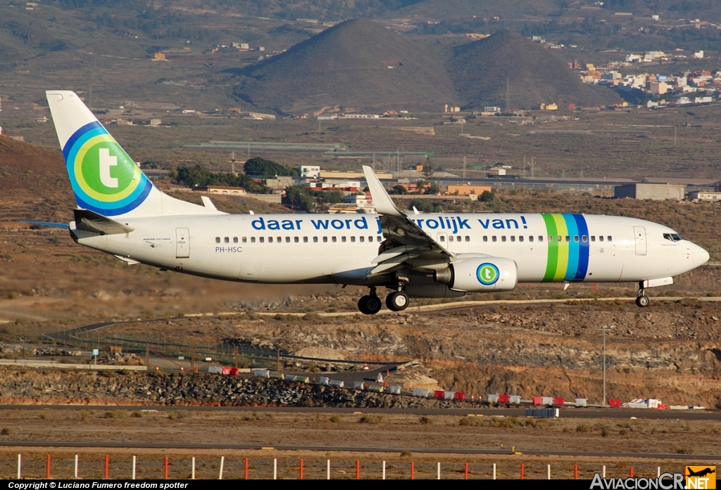 PH-HSC - Boeing 737-8K2 - Transavia Airlines