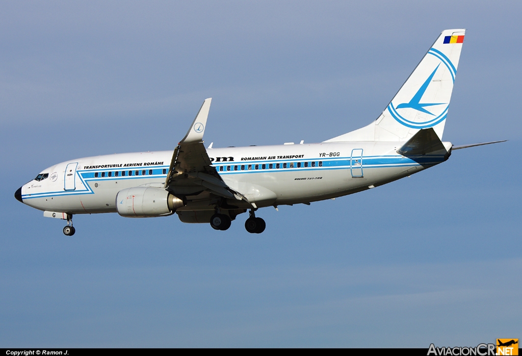 YR-BGG - Boeing 737-78J - TAROM