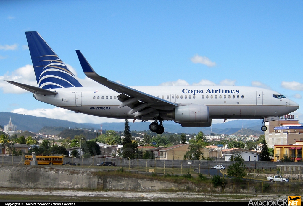 HP-1378CMP - Boeing 737-7V3 - Copa Airlines