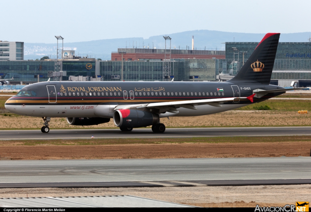 F-OHGX - Airbus A320-232 - Royal Jordanian