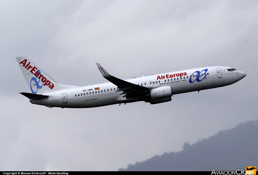 EC-JBK - Boeing 737-85P - Air Europa