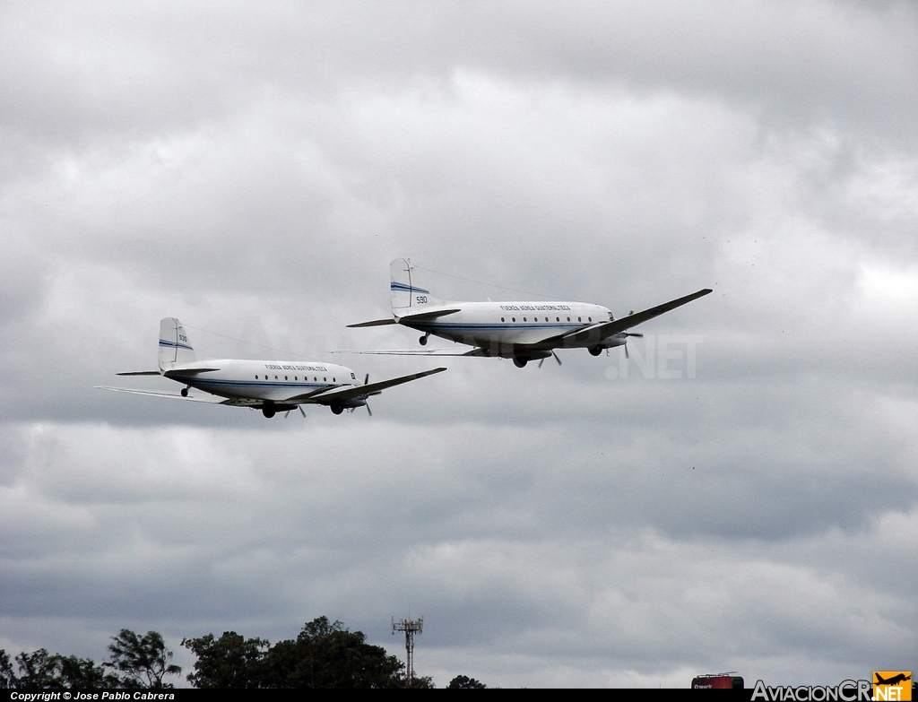 590 - Douglas C-47TP Turbo-Dakota - Fuerza Aérea Guatemalteca