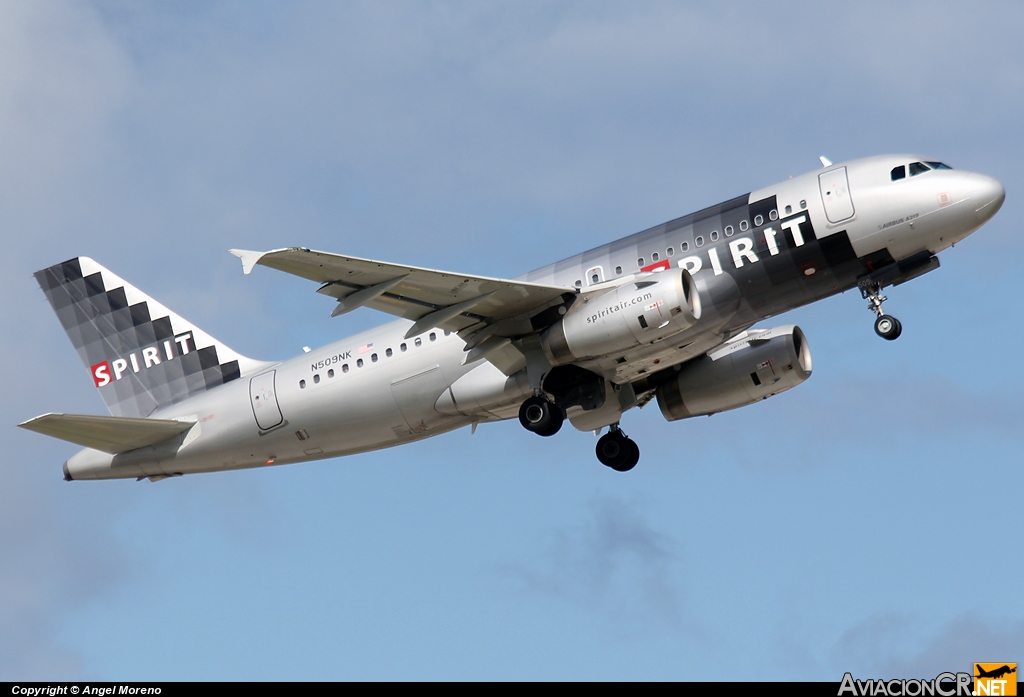 N509NK - Airbus A319-132 - Spirit