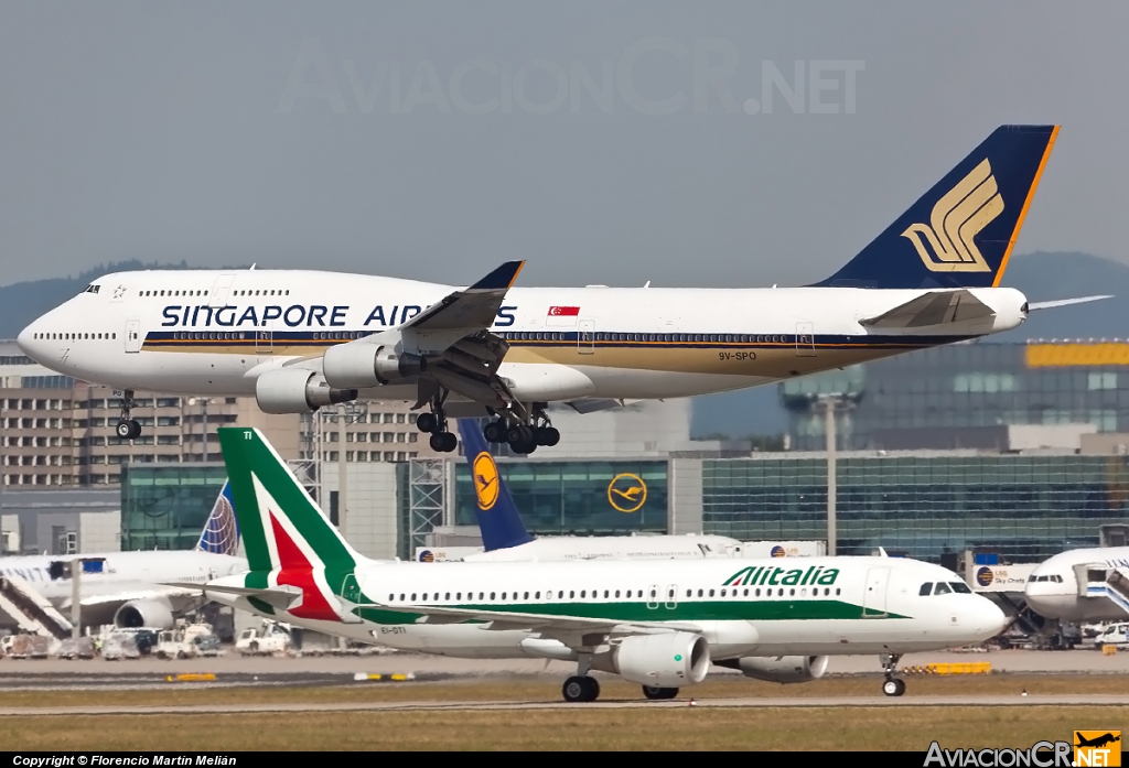 9V-SPO - Boeing 747-412 - Singapore Airlines