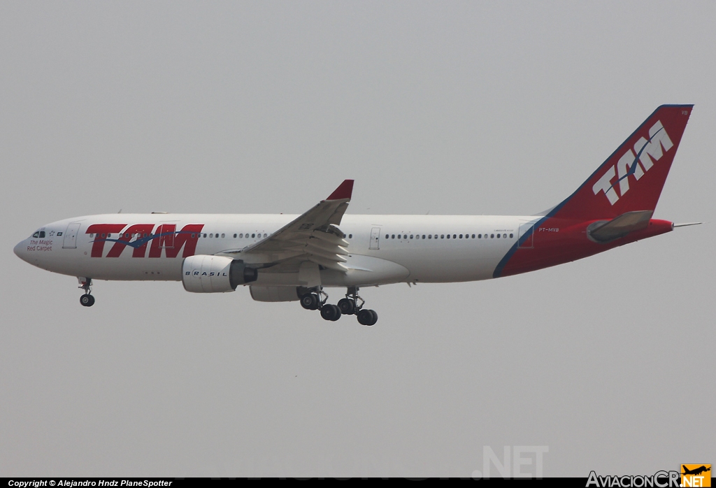 PT-MVB - Airbus A330-223 - TAM Linhas Aéreas