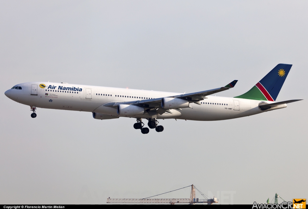 V5-NMF - Airbus A340-311 - Air Namibia