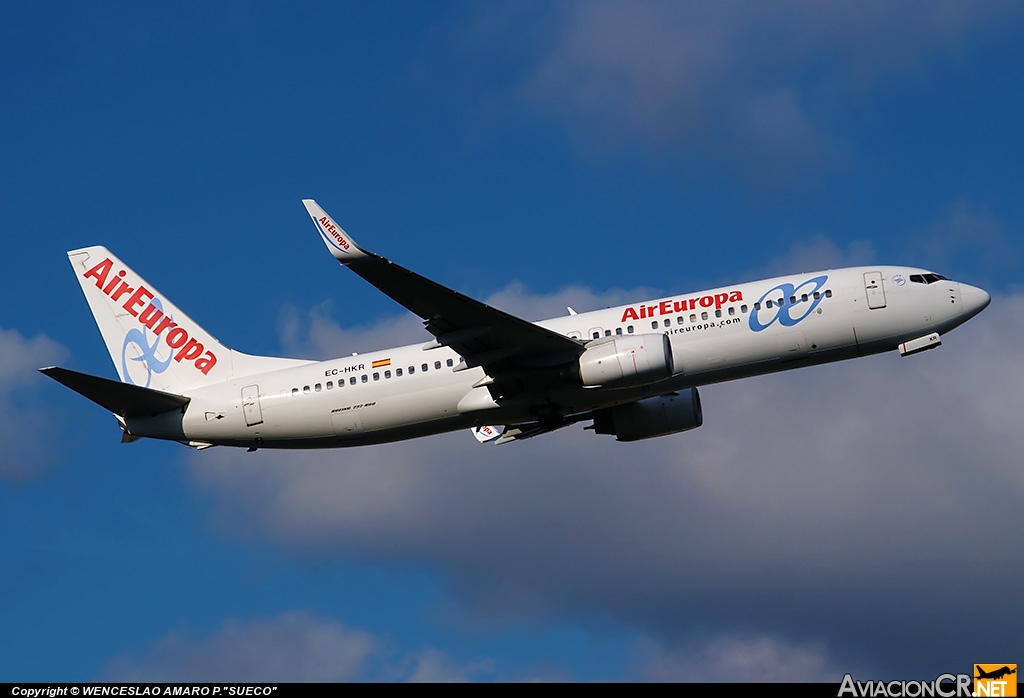 EC-HKR - Boeing 737-85P - Air Europa