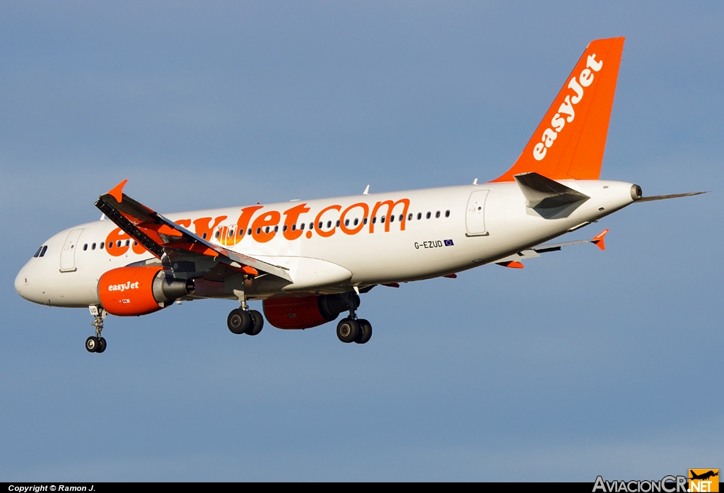 G-EZUD - Airbus A320-214 - EasyJet Airline