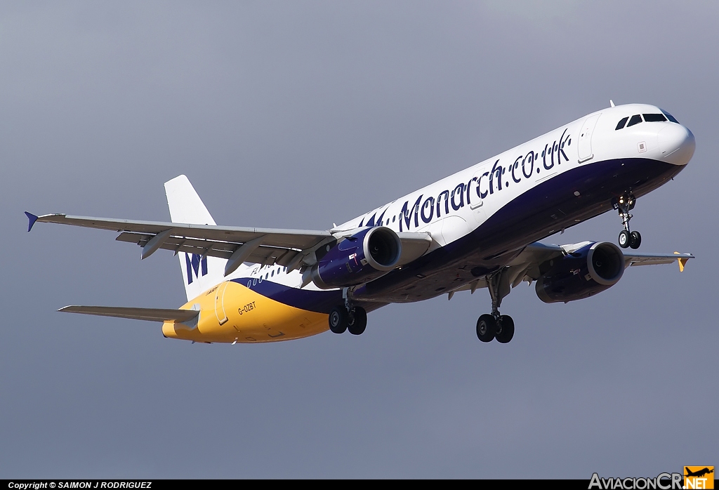 G-OZBT - Airbus A321-231 - Monarch Airlines