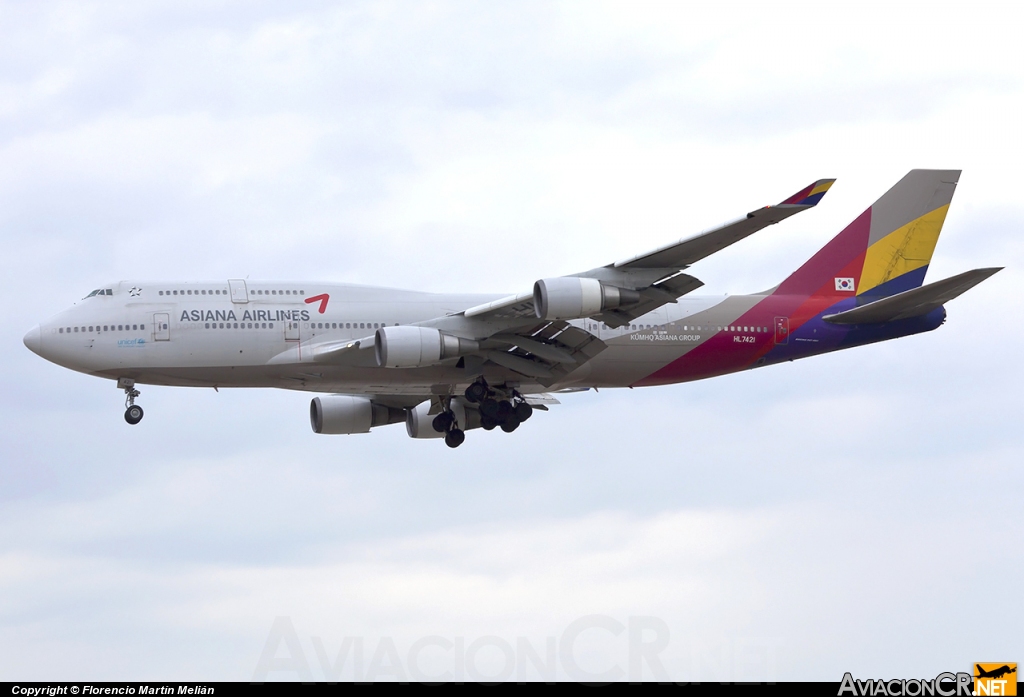 HL7421 - Boeing 747-48EM - Asiana