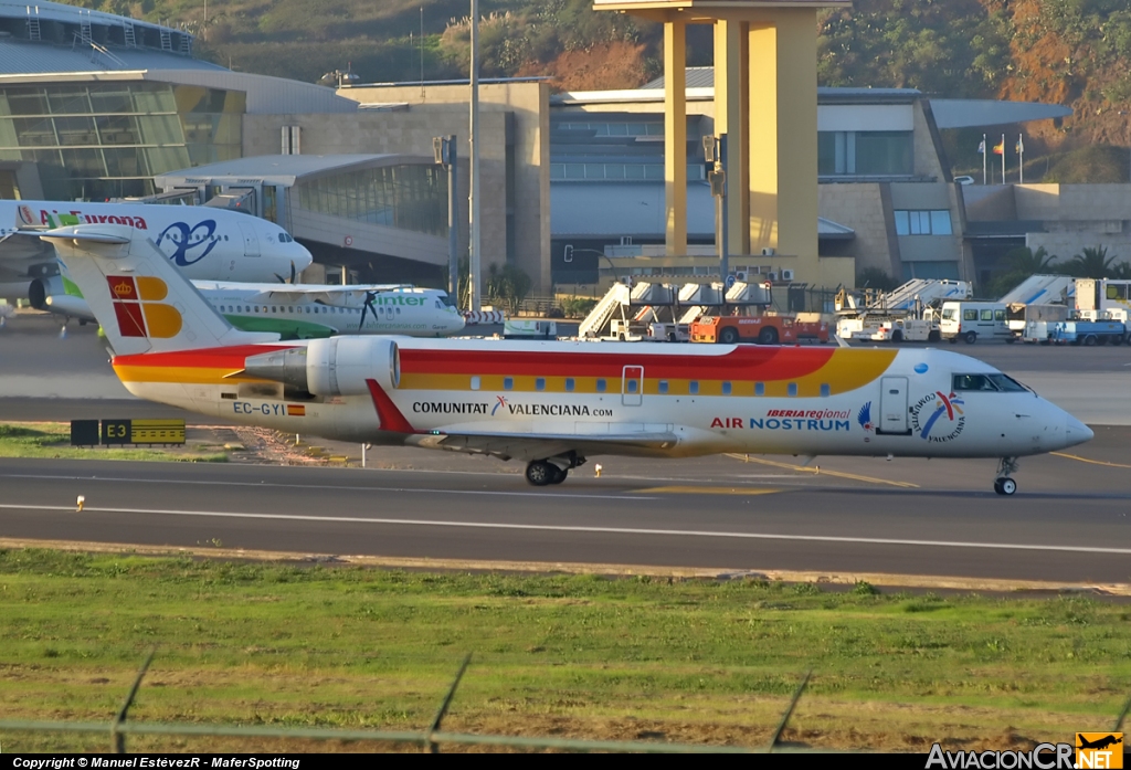 EC-GYI - Canadair CL-600-2B19 Regional Jet CRJ-200 - Air Nostrum (Iberia Regional)