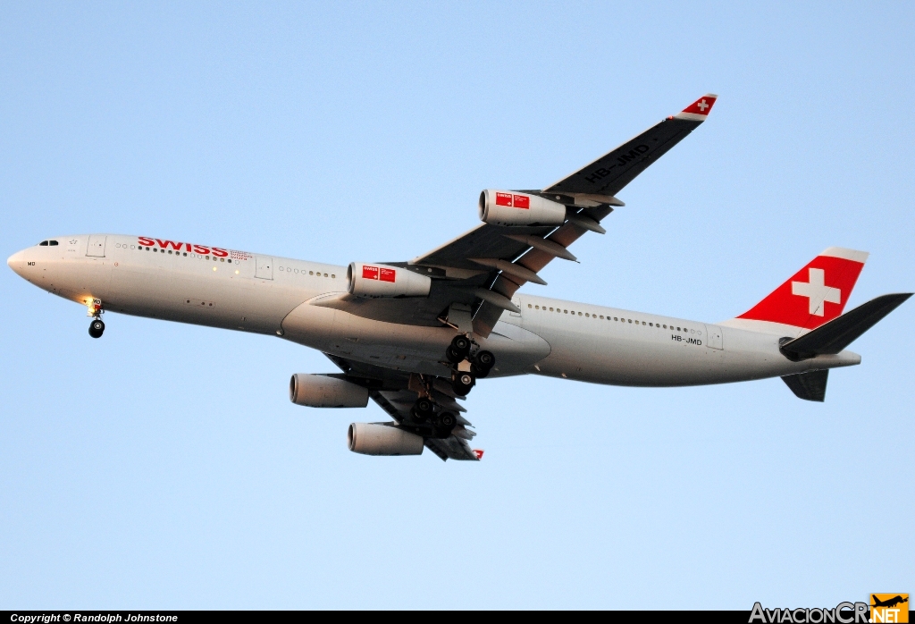 HB-JMD - Airbus A340-313X - Swiss International Air Lines