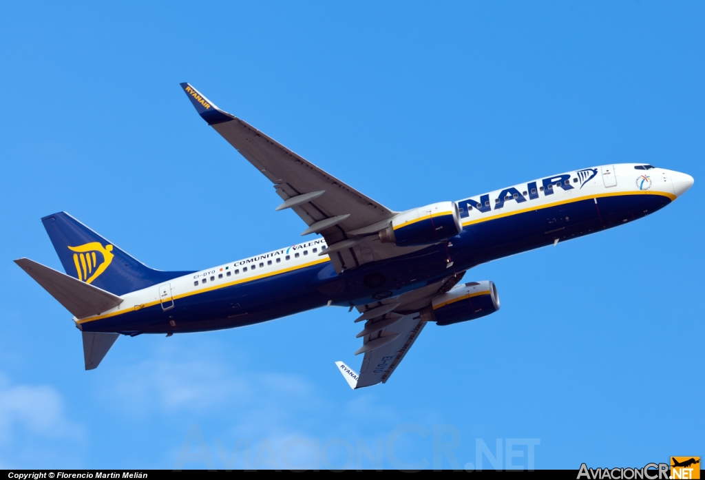 EI-DYO - Boeing 737-8AS - Ryanair