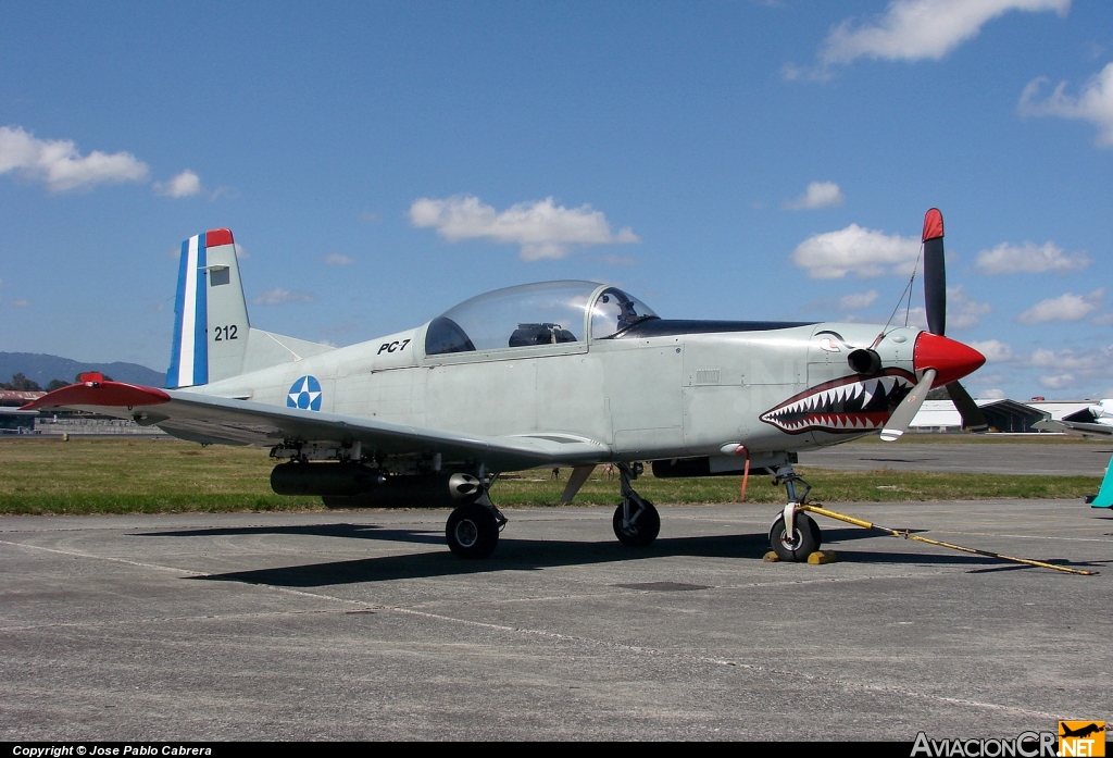 FAG-212 - Pilatus PC-7 - Fuerza Aérea Guatemalteca
