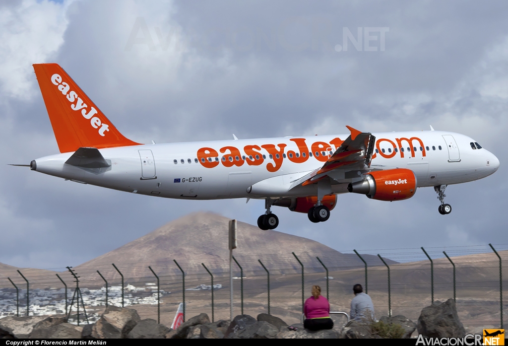 G-EZUG - Airbus A320-214 - EasyJet Airline