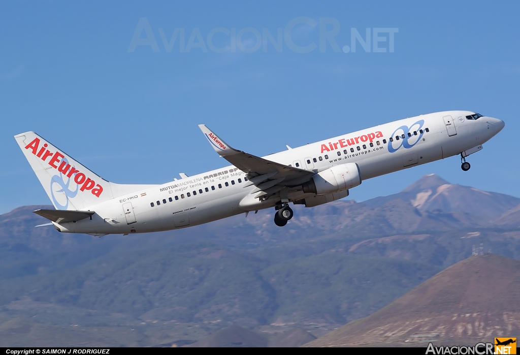 EC-HKQ - Boeing 737-85P - Air Europa