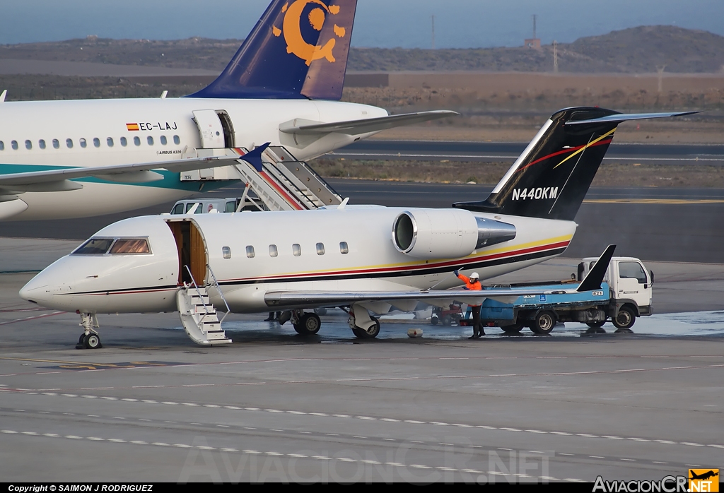 N440KM - Canadair CL-600-2B16 Challenger 601-3A - Privado