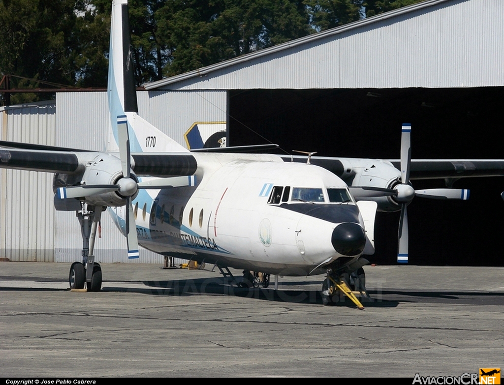 FAG-1770 - Fokker F-27-400M Troopship - Fuerza Aérea Guatemalteca