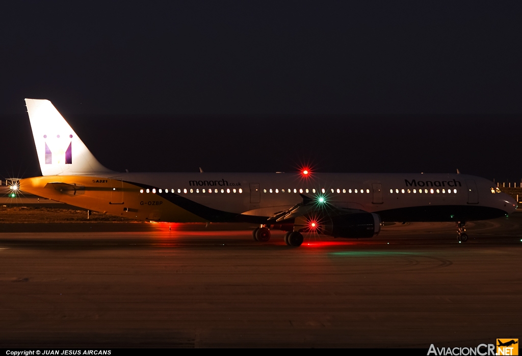G-OZBP - Airbus A321-231 - Monarch Airlines
