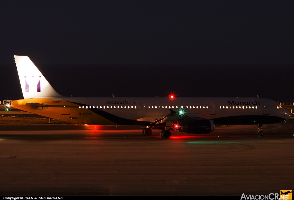 G-OZBP - Airbus A321-231 - Monarch Airlines