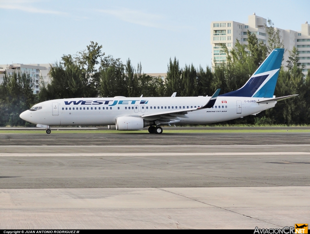 C-GJWS - Boeing 737-8CT - Westjet