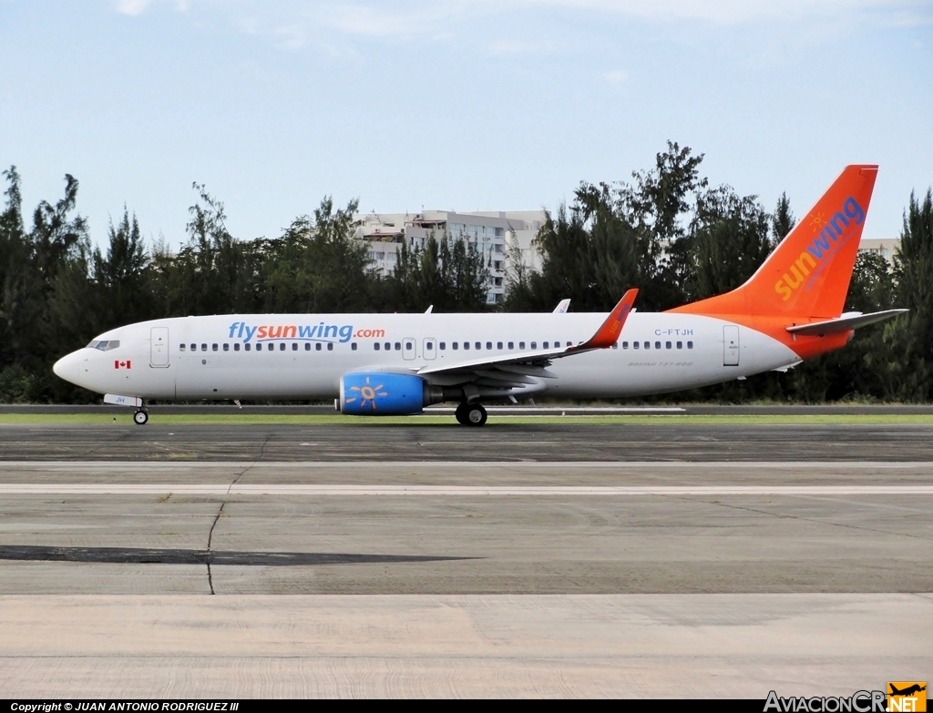 C-FTJH - Boeing 737-8BK - Sunwing Airlines