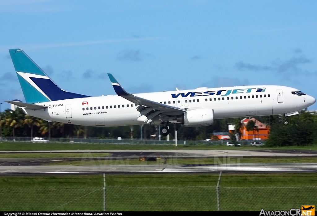 C-FAWJ - Boeing 737-8CT - Westjet