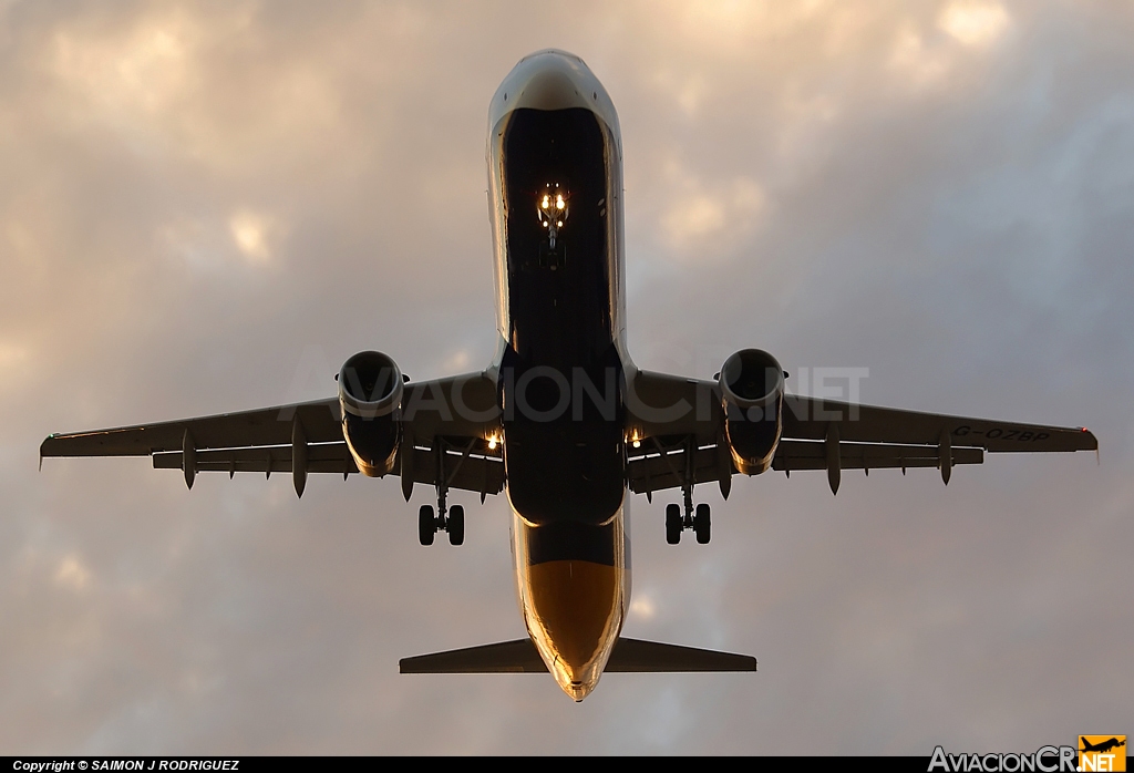 G-OZBP - Airbus A321-231 - Monarch Airlines