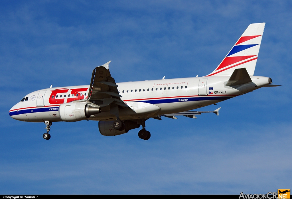 OK-MEK - Airbus A319-112 - CSA - Czech Airlines