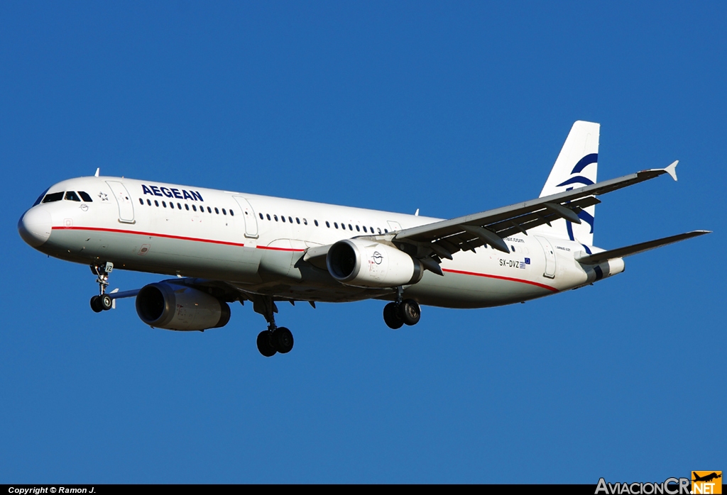 SX-DVZ - Airbus A321-231 - Aegean Airlines