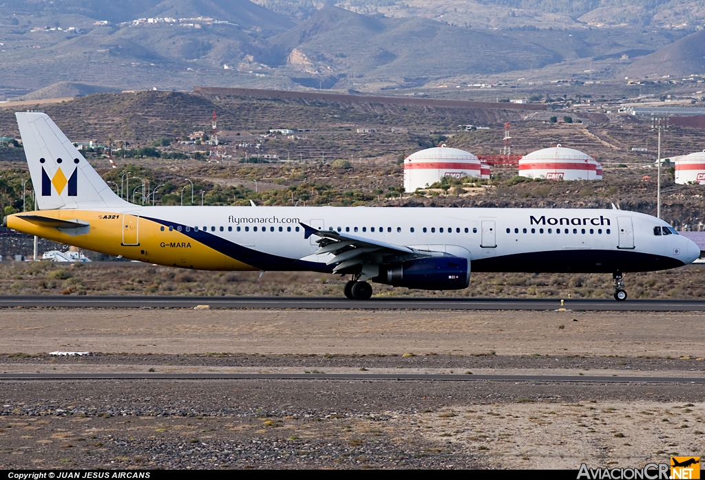 G-MARA - Airbus A321-231 - Monarch Airlines