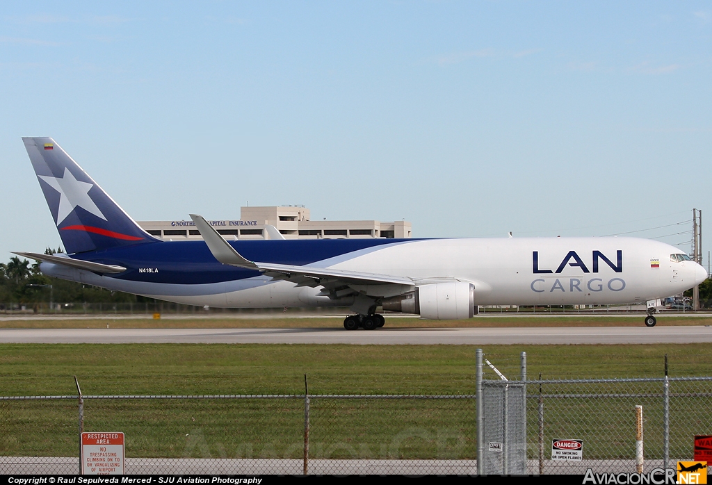 N418LA - Boeing 767-316F(ER) - LAN Cargo