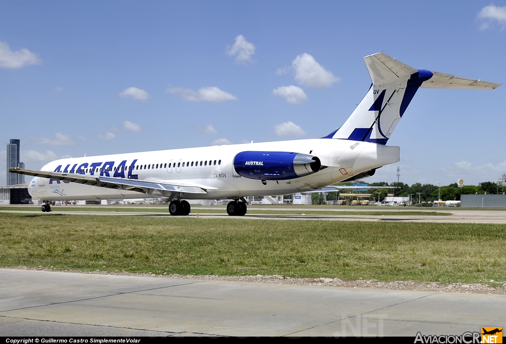 LV-BGV - McDonnell Douglas MD-83 (DC-9-83) - Aerolineas Argentinas (Austral Lineas Aereas)