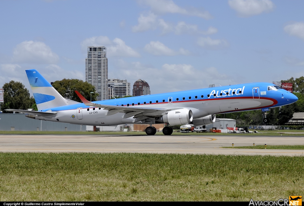 LV-CHS - Embraer 190-100IGW - Austral Líneas Aéreas