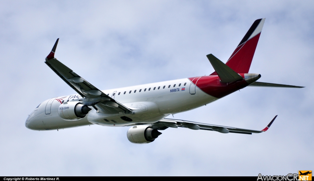 N986TA - Embraer 190-100IGW - TACA