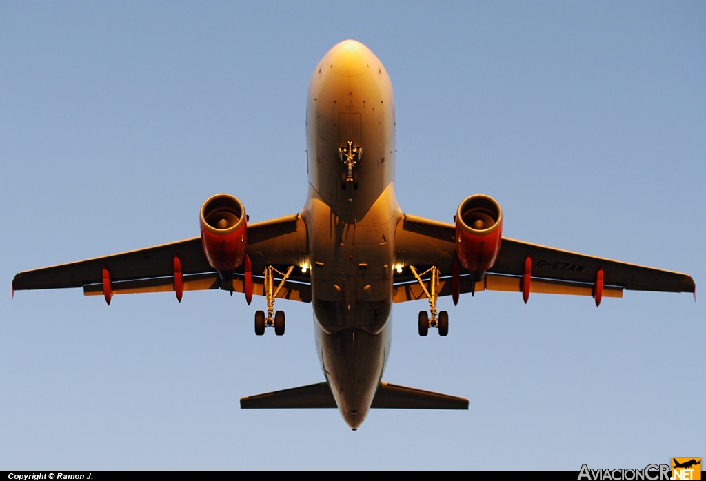 G-EZAW - Airbus A319-111 - EasyJet Airline