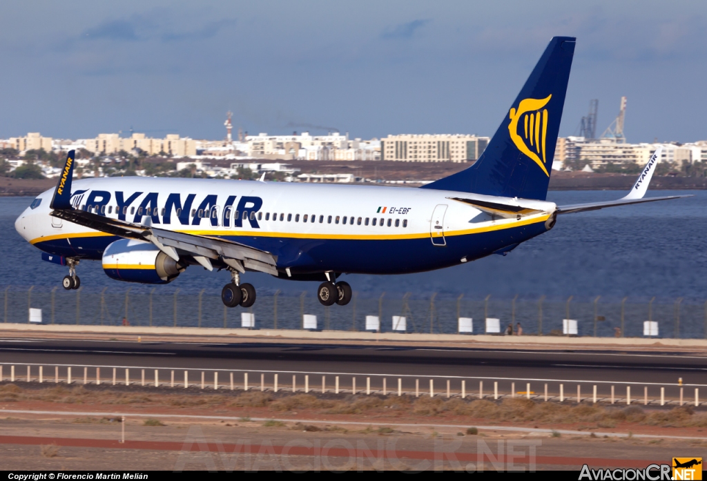 EI-EBF - Boeing 737-8AS - Ryanair