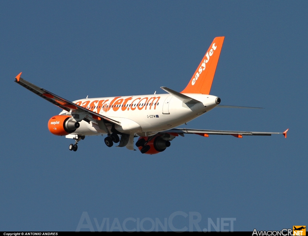 G-EZFM - Airbus A319-111 - EasyJet Airline