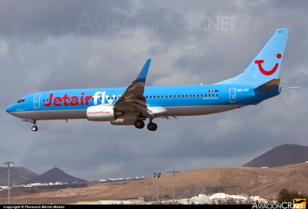 OO-JAD - Boeing 737-8K5 - Jetairfly