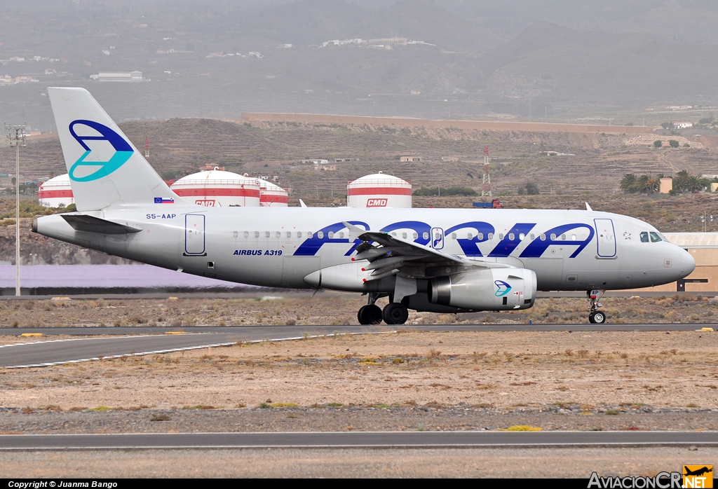 S5-AAP - Airbus A319-132 - Adria Airways