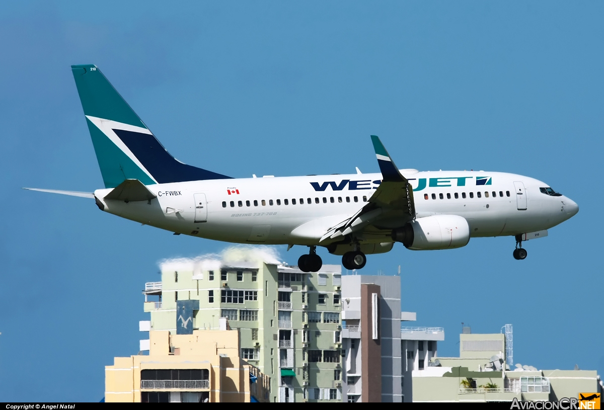 C-FWBX - Boeing 737-7CT - WestJet Airlines