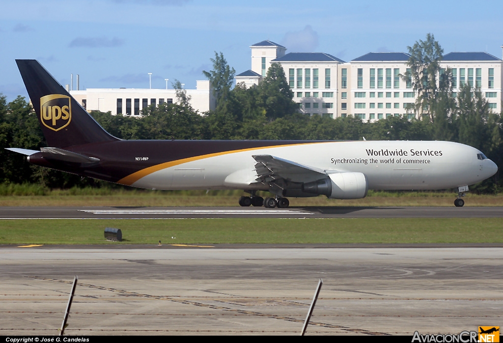 N314UP - Boeing 767-34AF/ER - UPS - United Parcel Service